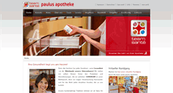 Desktop Screenshot of paulus-apotheke.at