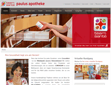 Tablet Screenshot of paulus-apotheke.at